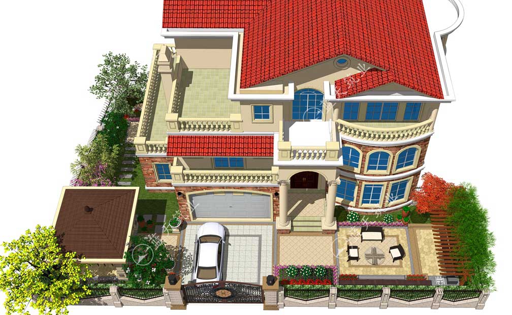 南充自建別墅庭院設計案例